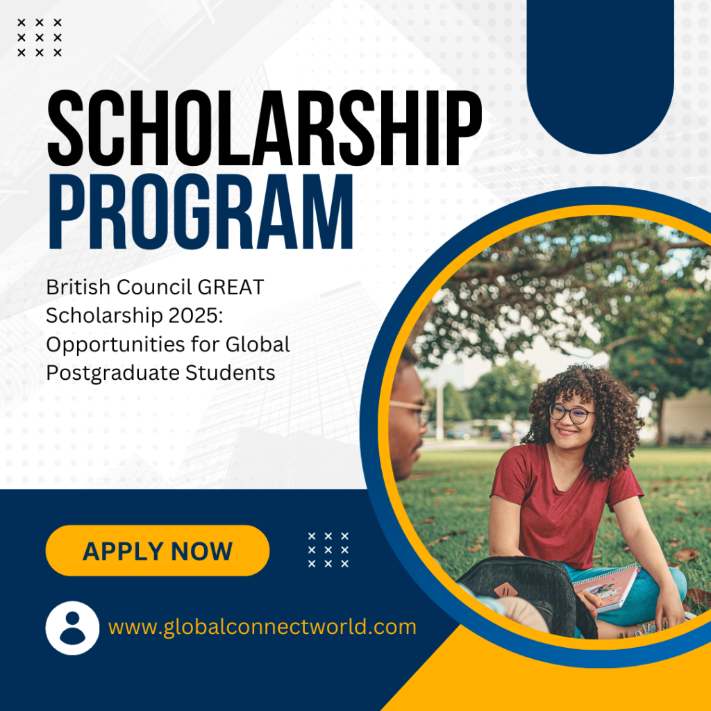 British Council GREAT Scholarship 2025: Opportunities for Global Postgraduate Students